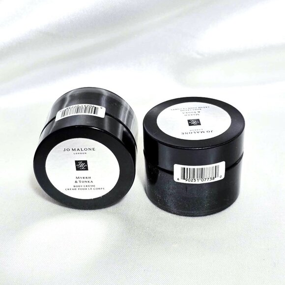 2 x Jo Malone MYRRH & TONKA Body Cream Travel Size 0.5 oz. New + Free Sample - Picture 1 of 2